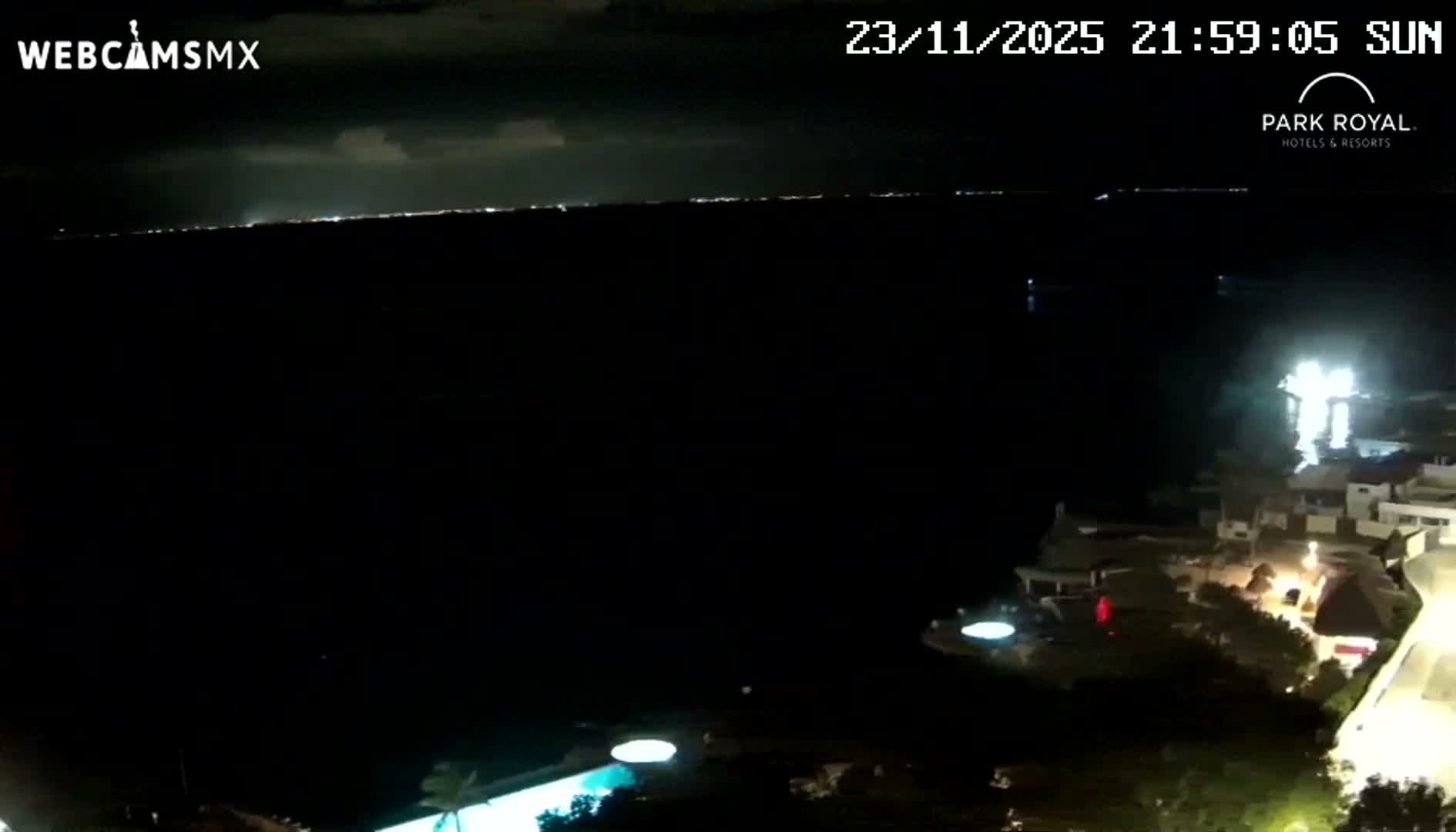 Cozumel Coast & City Skyline Live Cam - San Mugiel de Cozumel, Municipio de Cozumel, Quintana Roo, Mexico
