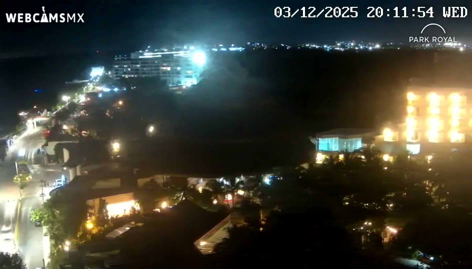 Cozumel Coast & City Skyline Live Cam - San Mugiel de Cozumel, Municipio de Cozumel, Quintana Roo, Mexico