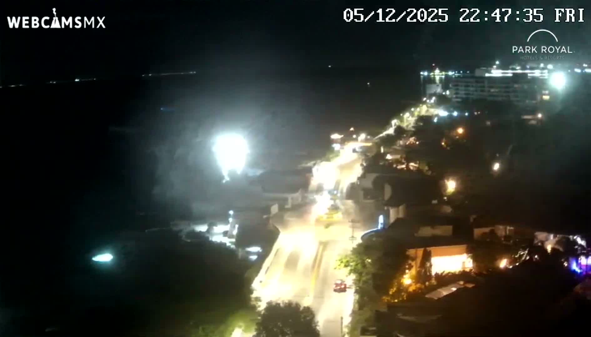 Cozumel Coast & City Skyline Live Cam - San Mugiel de Cozumel, Municipio de Cozumel, Quintana Roo, Mexico