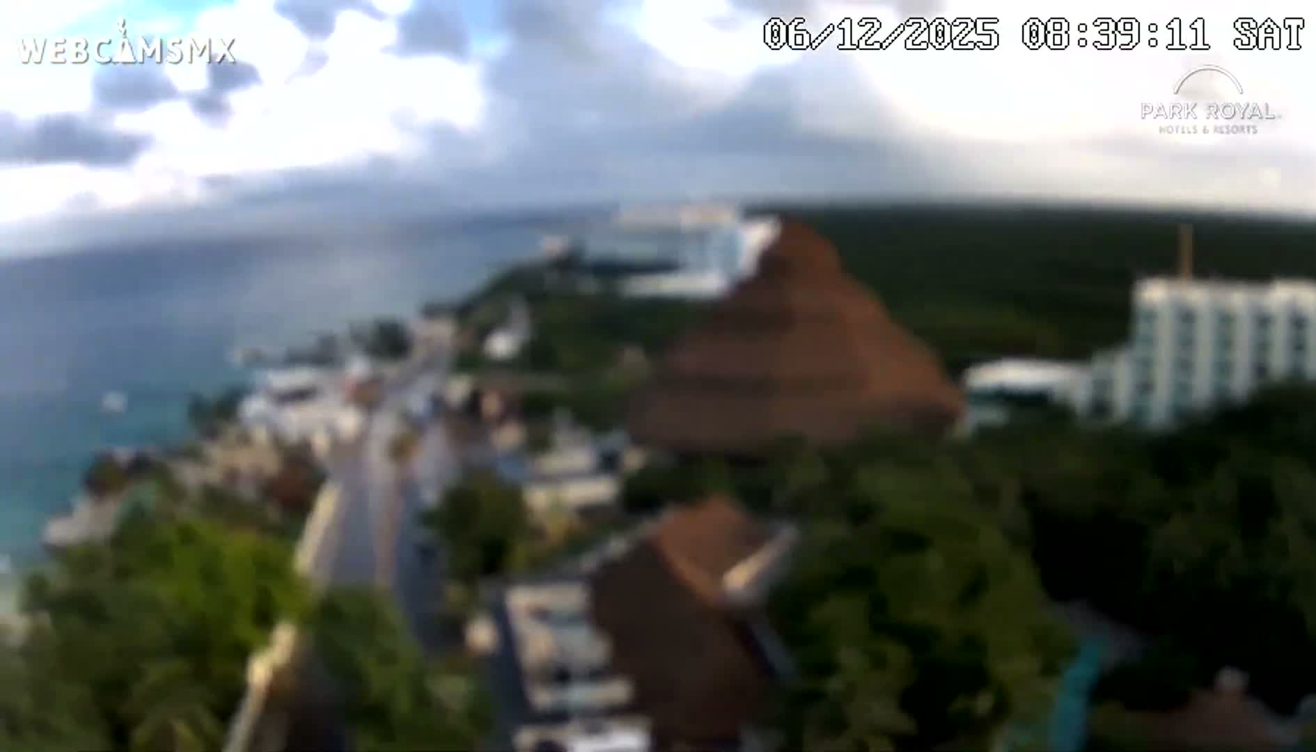 Cozumel Coast & City Skyline Live Cam - San Mugiel de Cozumel, Municipio de Cozumel, Quintana Roo, Mexico