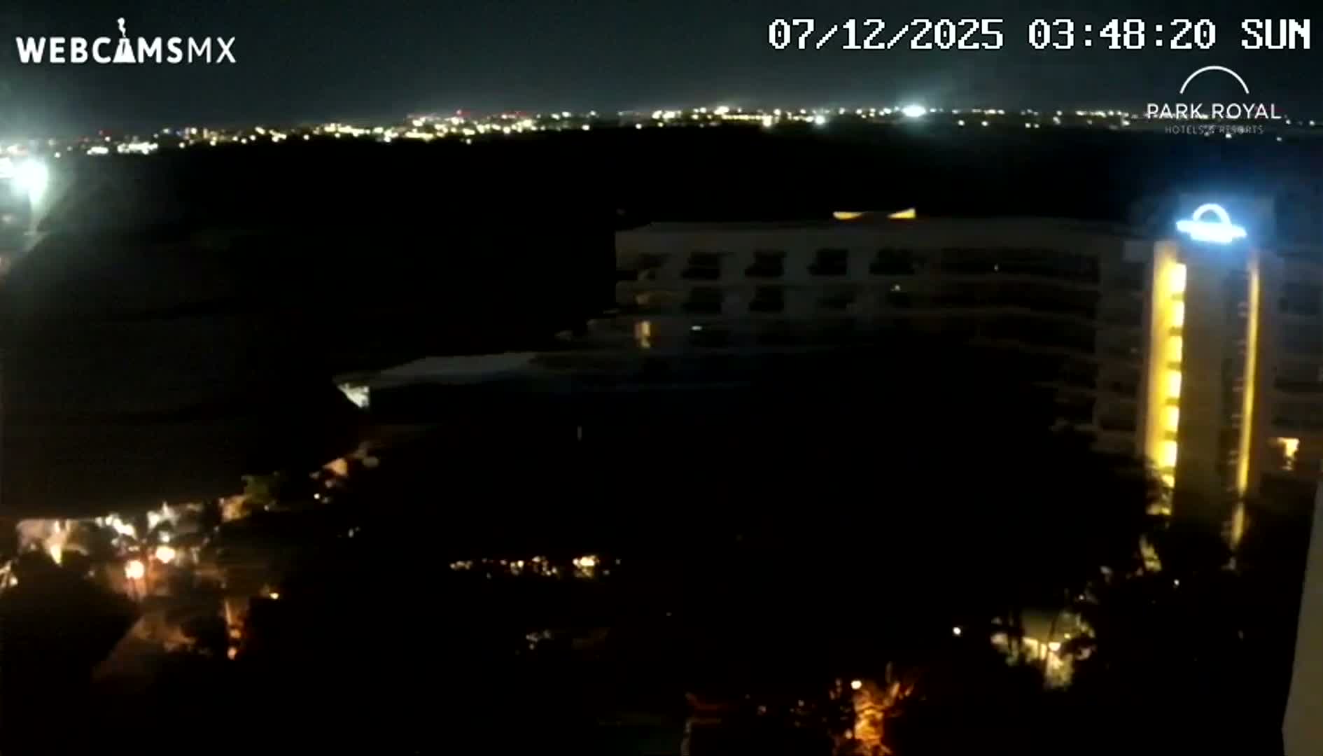 Cozumel Coast & City Skyline Live Cam - San Mugiel de Cozumel, Municipio de Cozumel, Quintana Roo, Mexico