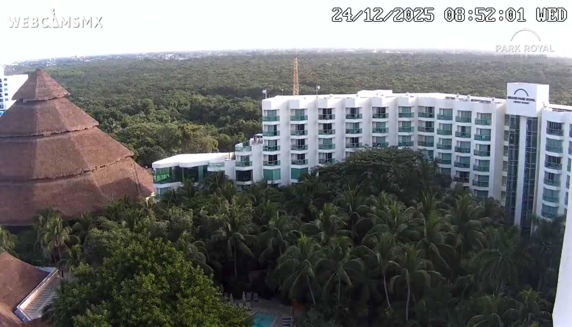 Cozumel Coast & City Skyline Live Cam - San Mugiel de Cozumel, Municipio de Cozumel, Quintana Roo, Mexico