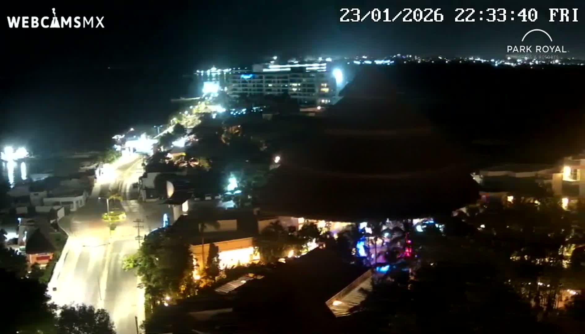 Cozumel Coast & City Skyline Live Cam - San Mugiel de Cozumel, Municipio de Cozumel, Quintana Roo, Mexico