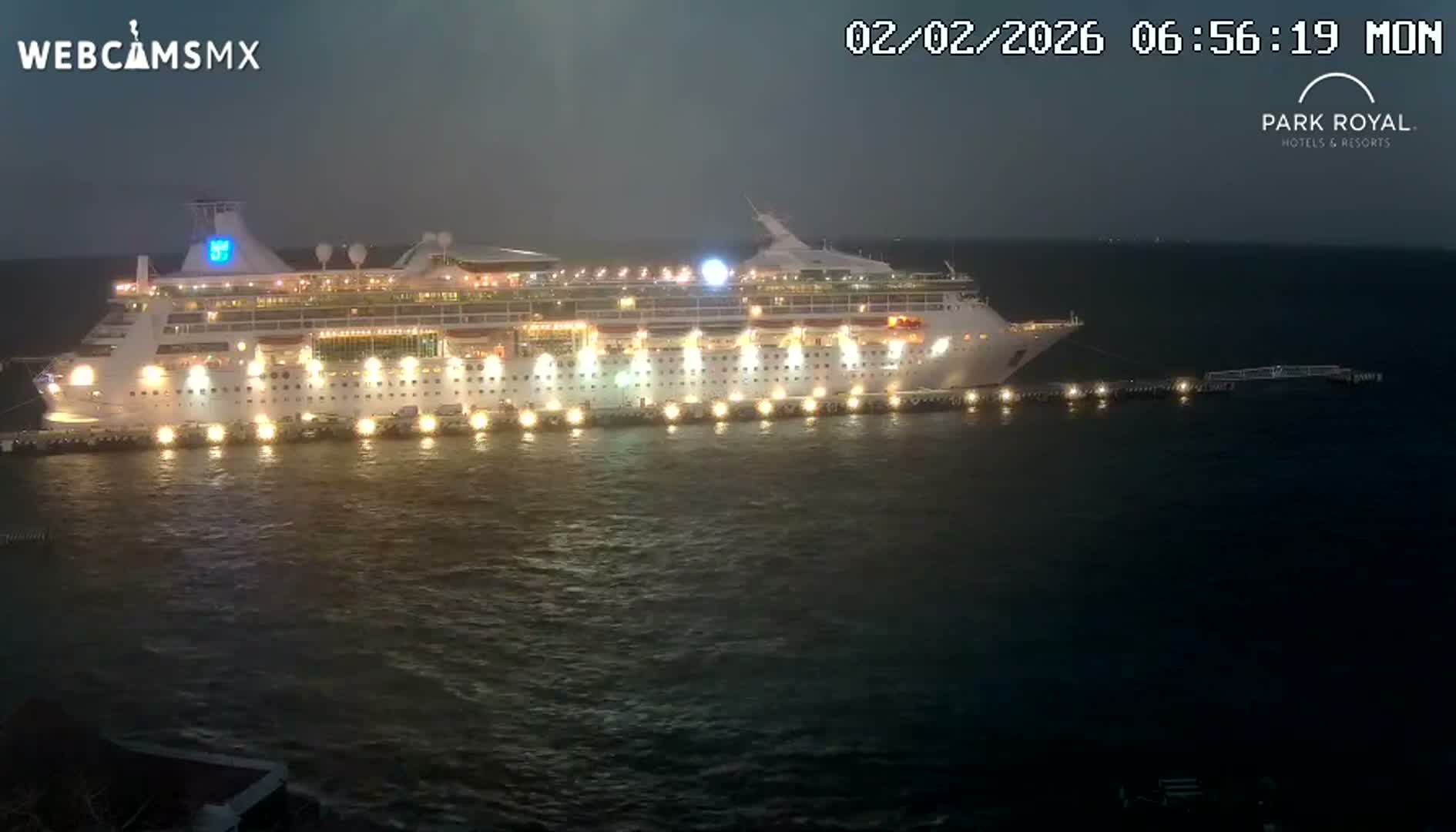 Cozumel Coast & City Skyline Live Cam - San Mugiel de Cozumel, Municipio de Cozumel, Quintana Roo, Mexico