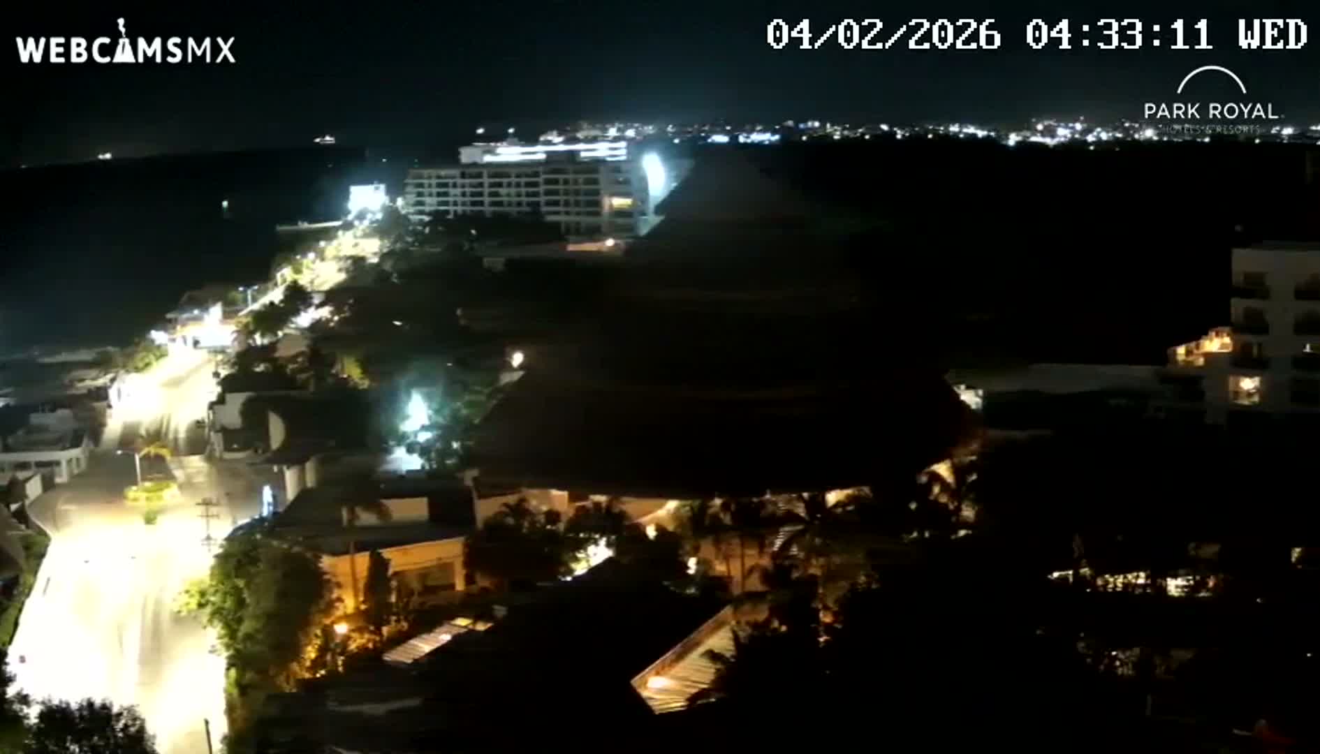 Cozumel Coast & City Skyline Live Cam - San Mugiel de Cozumel, Municipio de Cozumel, Quintana Roo, Mexico