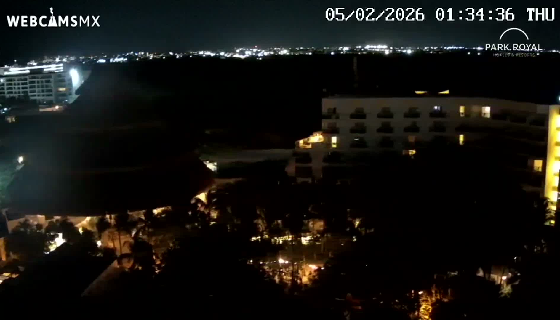 Cozumel Coast & City Skyline Live Cam - San Mugiel de Cozumel, Municipio de Cozumel, Quintana Roo, Mexico