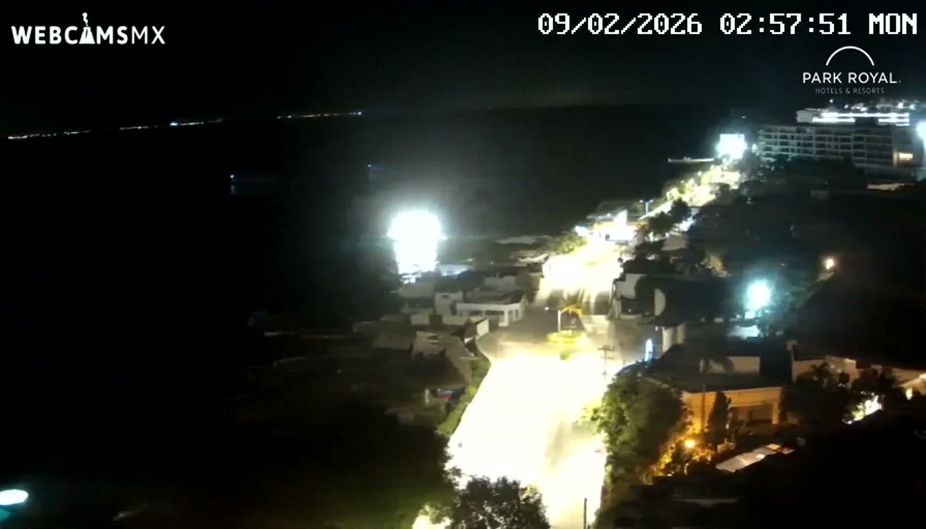 Cozumel Coast & City Skyline Live Cam - San Mugiel de Cozumel, Municipio de Cozumel, Quintana Roo, Mexico