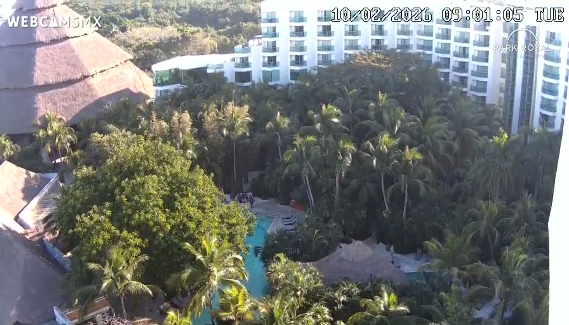 Cozumel Coast & City Skyline Live Cam - San Mugiel de Cozumel, Municipio de Cozumel, Quintana Roo, Mexico