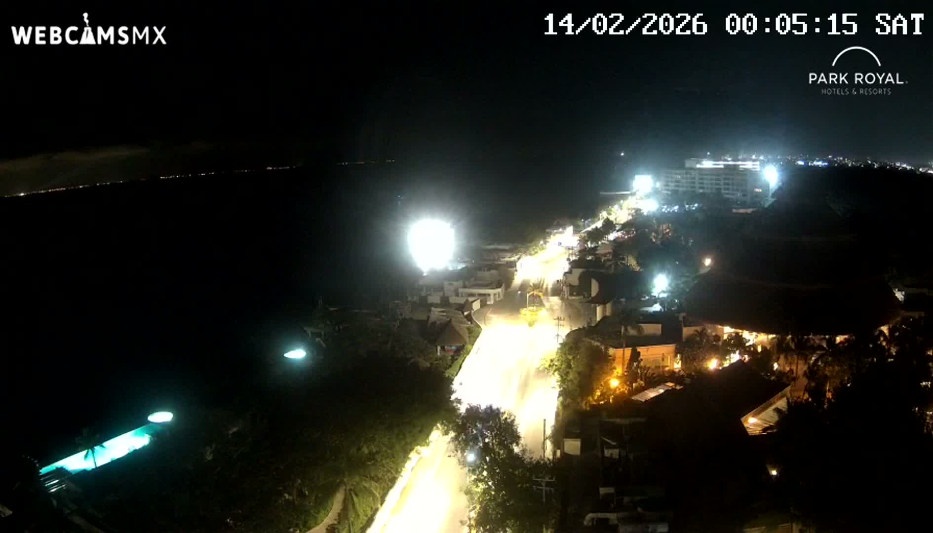 Cozumel Coast & City Skyline Live Cam - San Mugiel de Cozumel, Municipio de Cozumel, Quintana Roo, Mexico