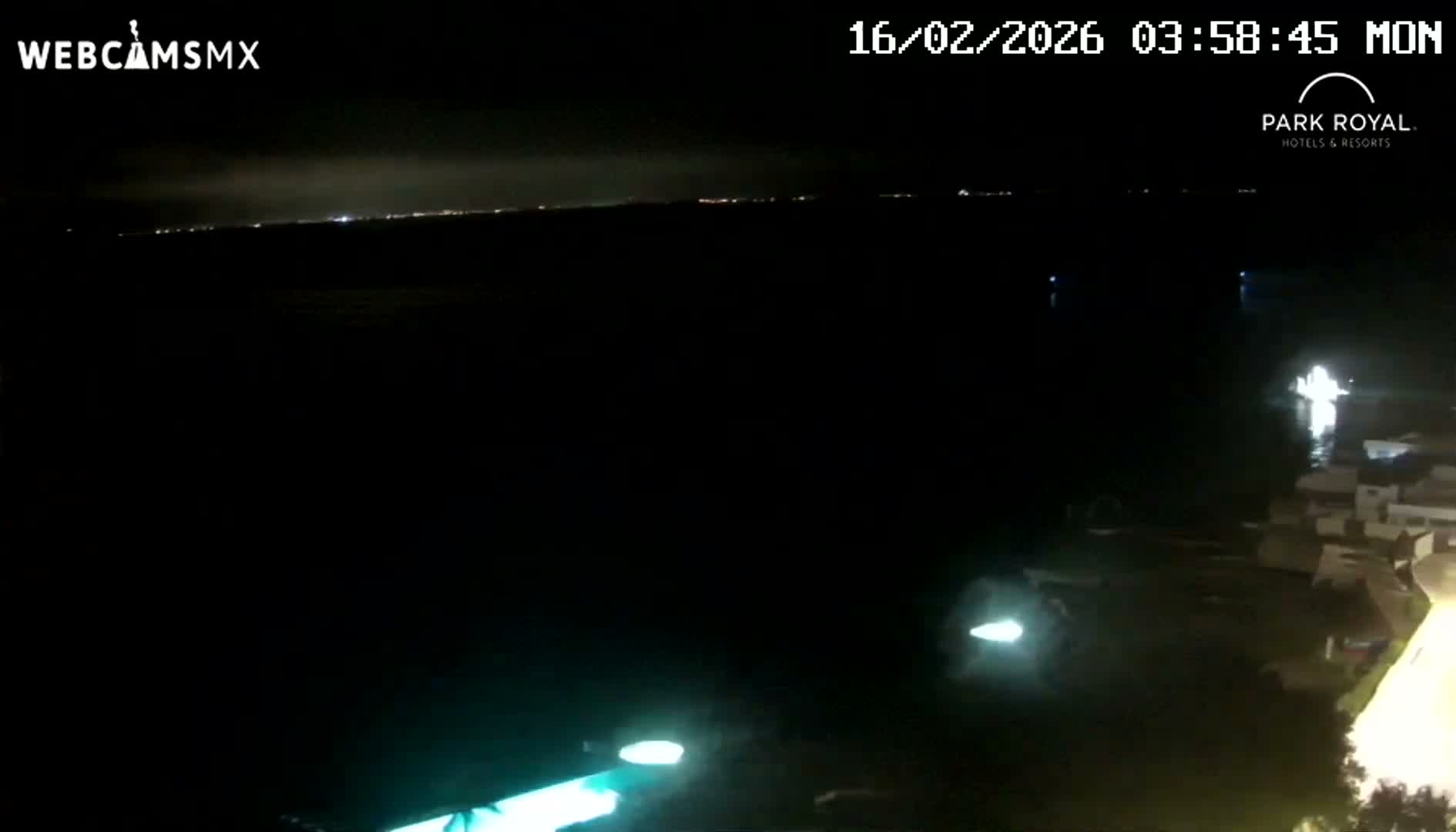 Cozumel Coast & City Skyline Live Cam - San Mugiel de Cozumel, Municipio de Cozumel, Quintana Roo, Mexico