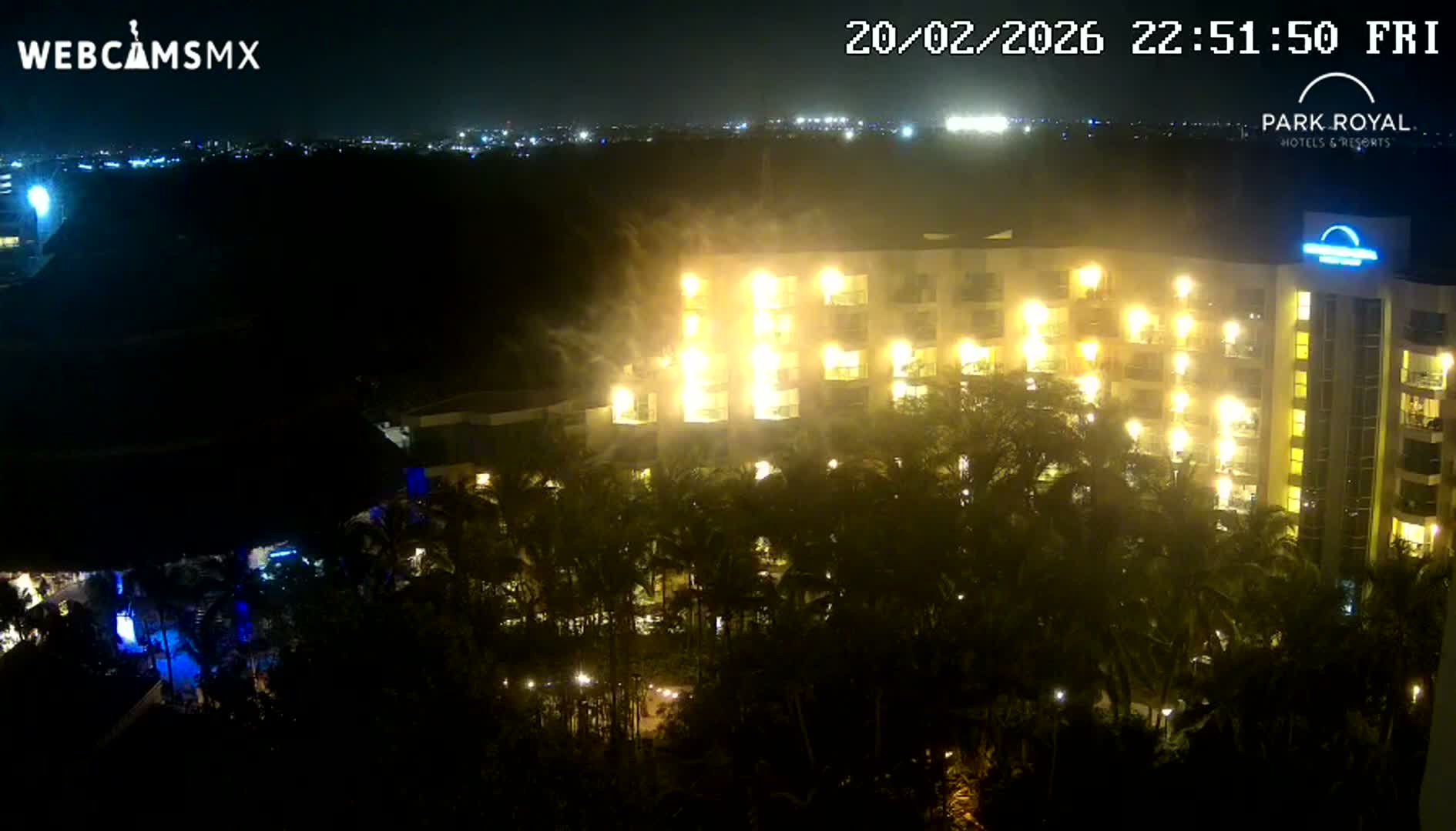 Cozumel Coast & City Skyline Live Cam - San Mugiel de Cozumel, Municipio de Cozumel, Quintana Roo, Mexico