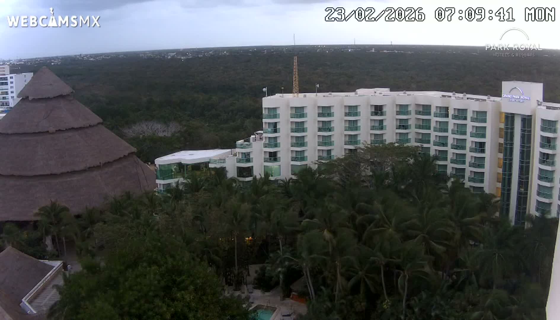 Cozumel Coast & City Skyline Live Cam - San Mugiel de Cozumel, Municipio de Cozumel, Quintana Roo, Mexico