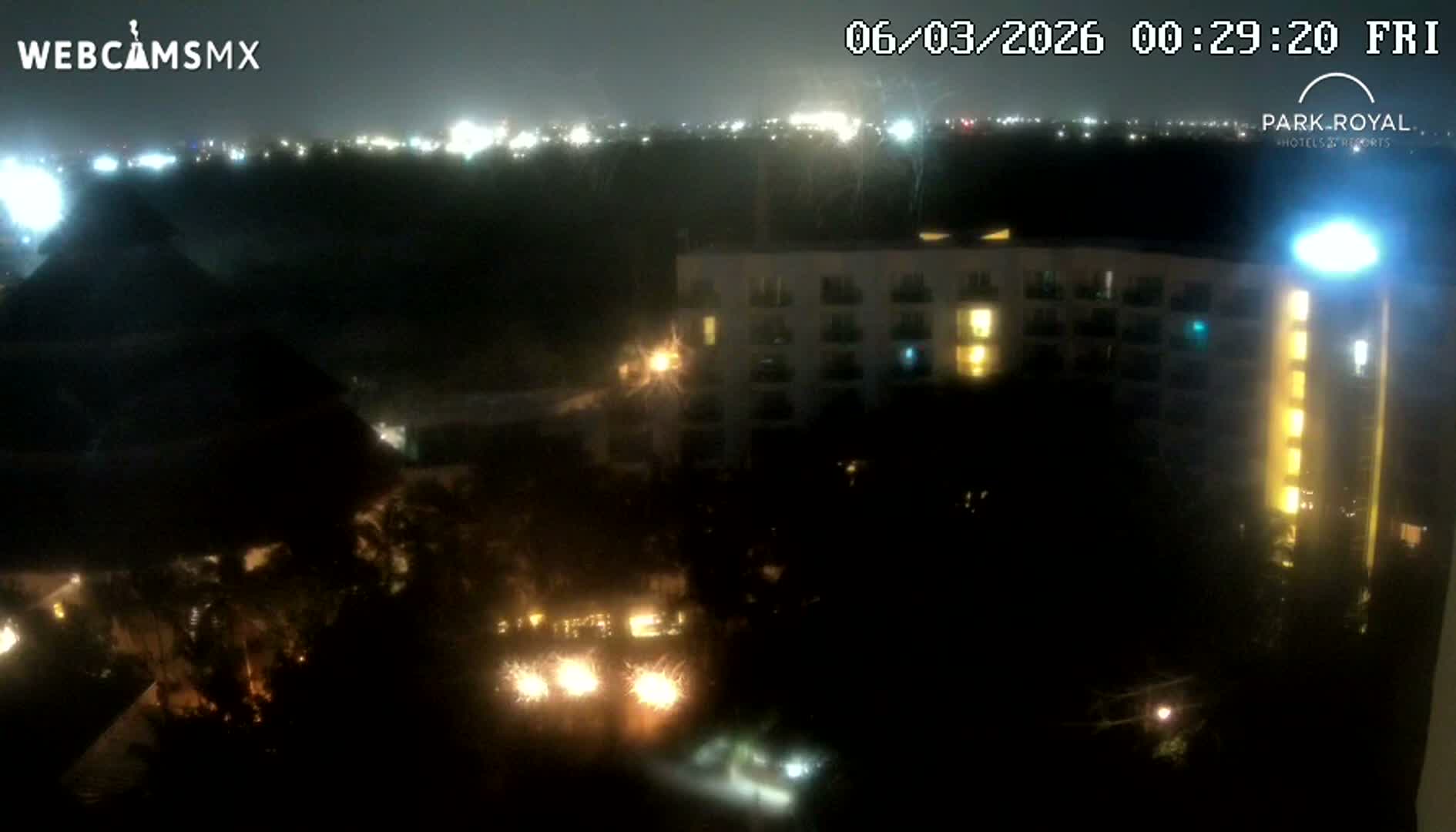 Cozumel Coast & City Skyline Live Cam - San Mugiel de Cozumel, Municipio de Cozumel, Quintana Roo, Mexico