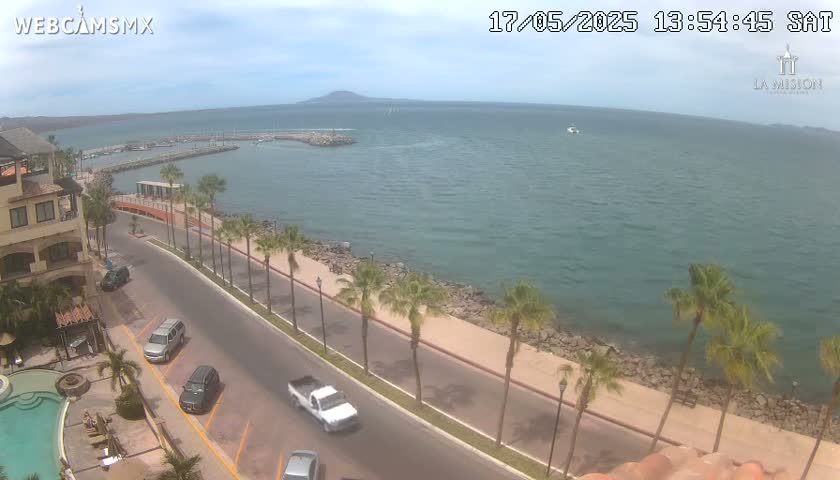 Loreto Coast Live Cam -  Loreto, Baha California Sur, Mexico