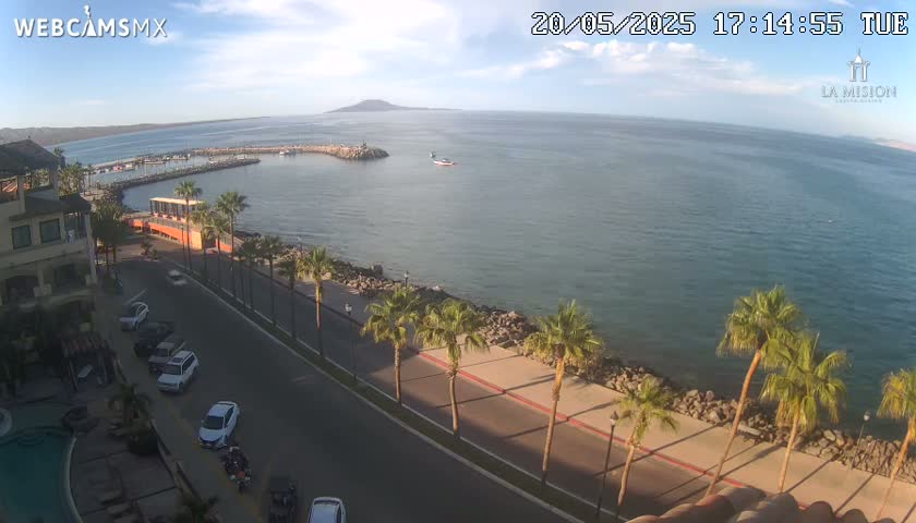 Loreto Coast Live Cam -  Loreto, Baha California Sur, Mexico