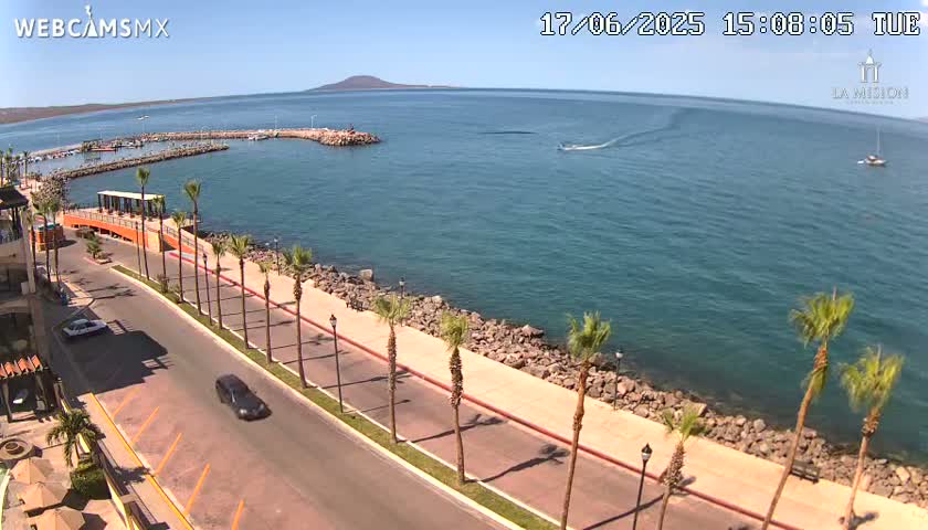Loreto Coast Live Cam -  Loreto, Baha California Sur, Mexico