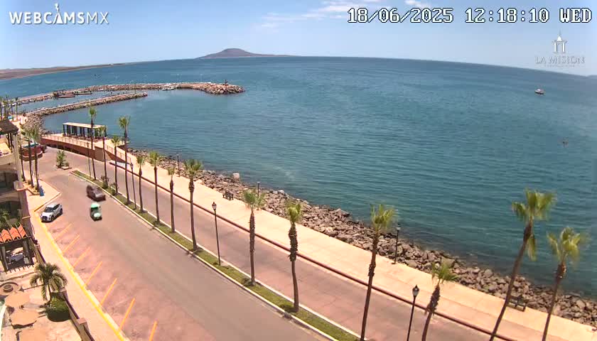 Loreto Coast Live Cam -  Loreto, Baha California Sur, Mexico