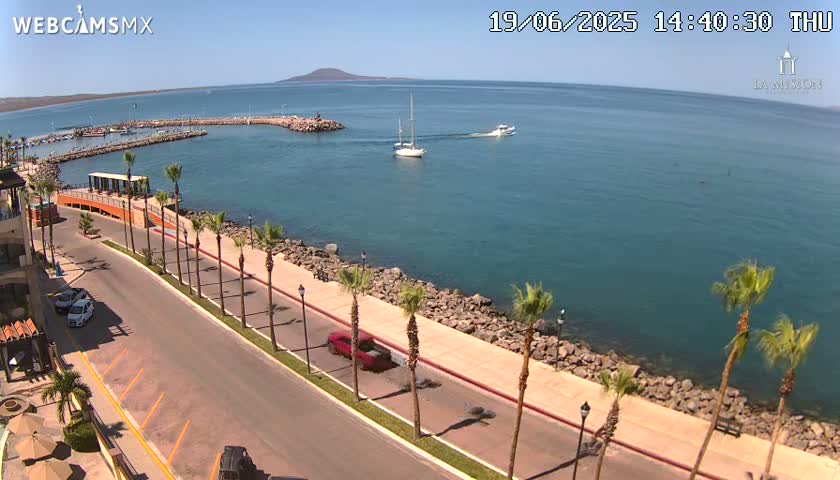 Loreto Coast Live Cam -  Loreto, Baha California Sur, Mexico