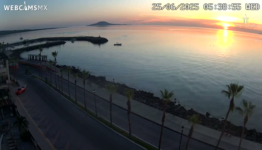 Loreto Coast Live Cam -  Loreto, Baha California Sur, Mexico