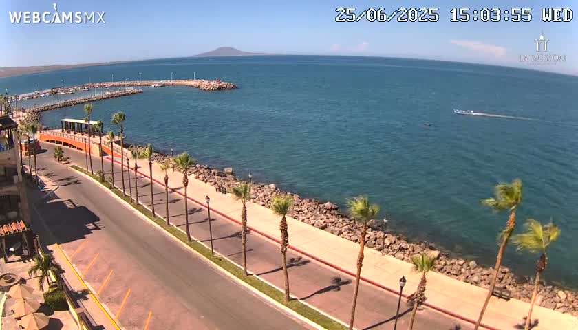 Loreto Coast Live Cam -  Loreto, Baha California Sur, Mexico
