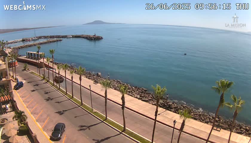 Loreto Coast Live Cam -  Loreto, Baha California Sur, Mexico