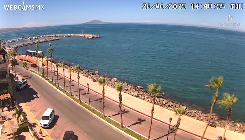 Loreto Coast Live Cam -  Loreto, Baha California Sur, Mexico