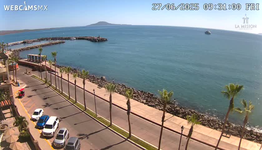 Loreto Coast Live Cam -  Loreto, Baha California Sur, Mexico