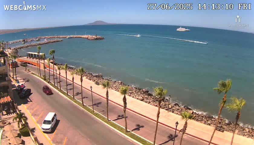 Loreto Coast Live Cam -  Loreto, Baha California Sur, Mexico