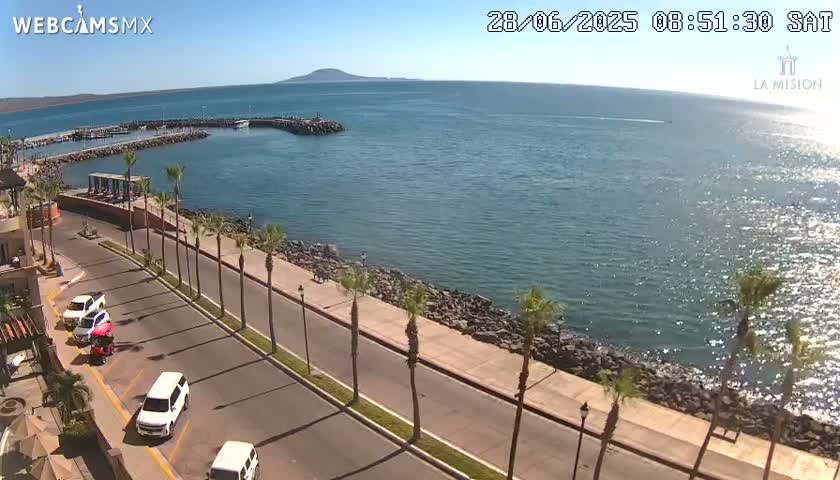 Loreto Coast Live Cam -  Loreto, Baha California Sur, Mexico