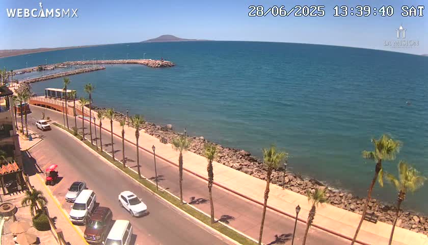 Loreto Coast Live Cam -  Loreto, Baha California Sur, Mexico