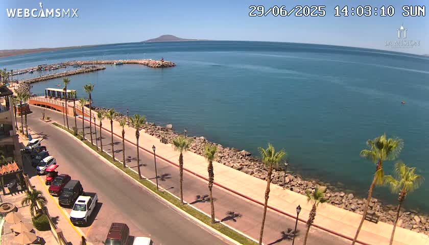 Loreto Coast Live Cam -  Loreto, Baha California Sur, Mexico