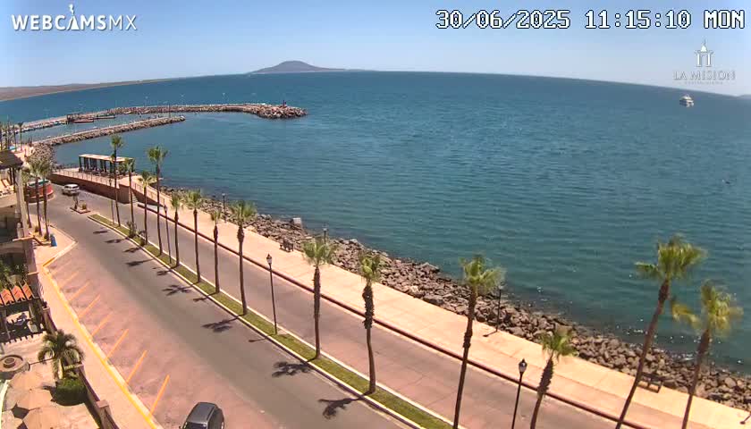 Loreto Coast Live Cam -  Loreto, Baha California Sur, Mexico