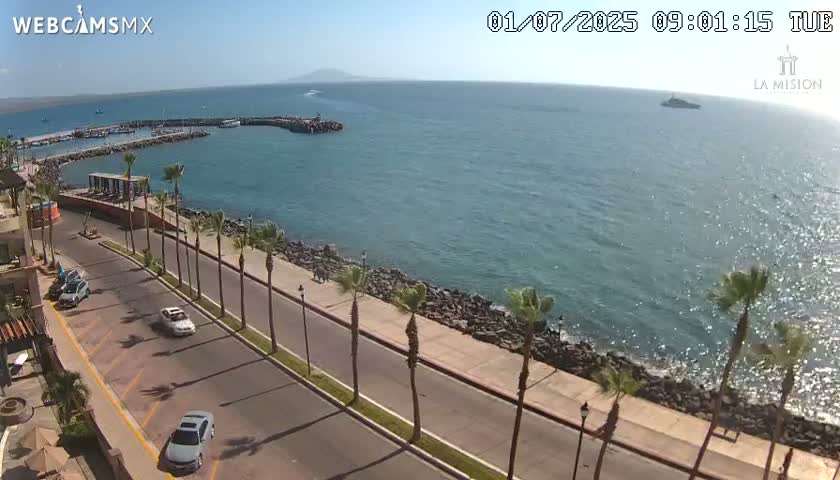 Loreto Coast Live Cam -  Loreto, Baha California Sur, Mexico