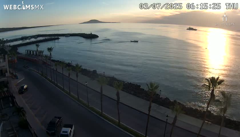 Loreto Coast Live Cam -  Loreto, Baha California Sur, Mexico