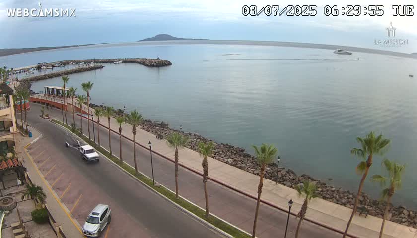 Loreto Coast Live Cam -  Loreto, Baha California Sur, Mexico