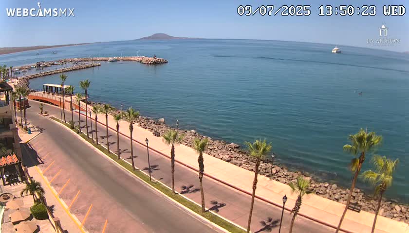 Loreto Coast Live Cam -  Loreto, Baha California Sur, Mexico