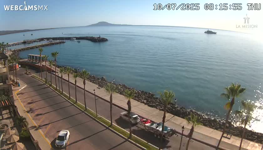 Loreto Coast Live Cam -  Loreto, Baha California Sur, Mexico