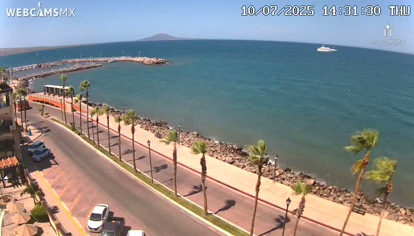 Loreto Coast Live Cam -  Loreto, Baha California Sur, Mexico