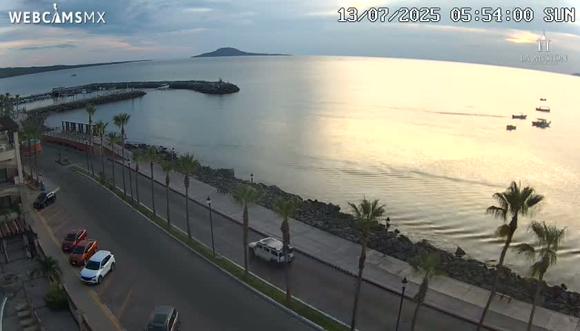 Loreto Coast Live Cam -  Loreto, Baha California Sur, Mexico