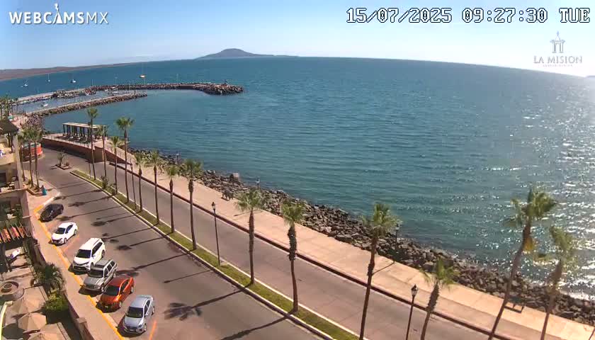 Loreto Coast Live Cam -  Loreto, Baha California Sur, Mexico