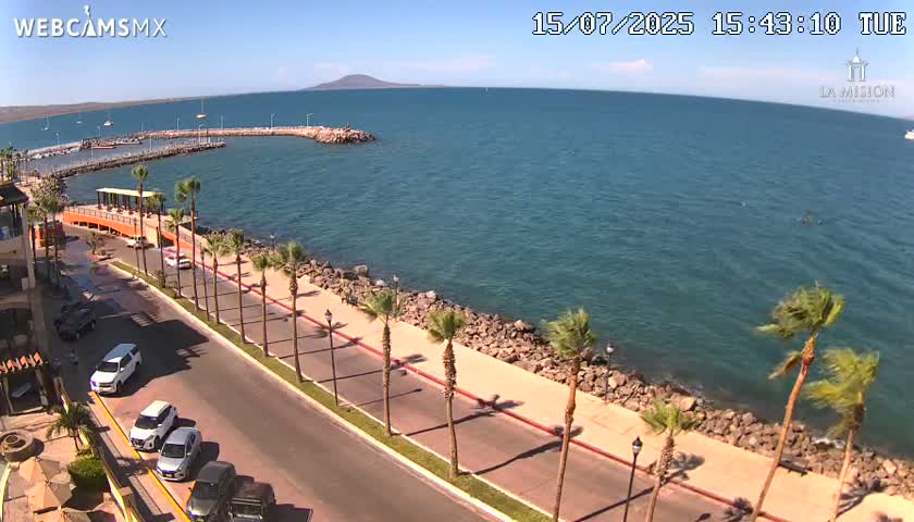 Loreto Coast Live Cam -  Loreto, Baha California Sur, Mexico