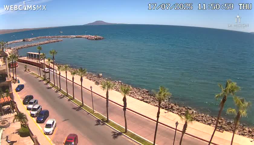 Loreto Coast Live Cam -  Loreto, Baha California Sur, Mexico