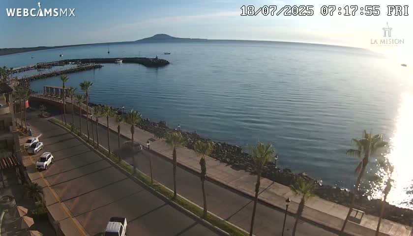 Loreto Coast Live Cam -  Loreto, Baha California Sur, Mexico