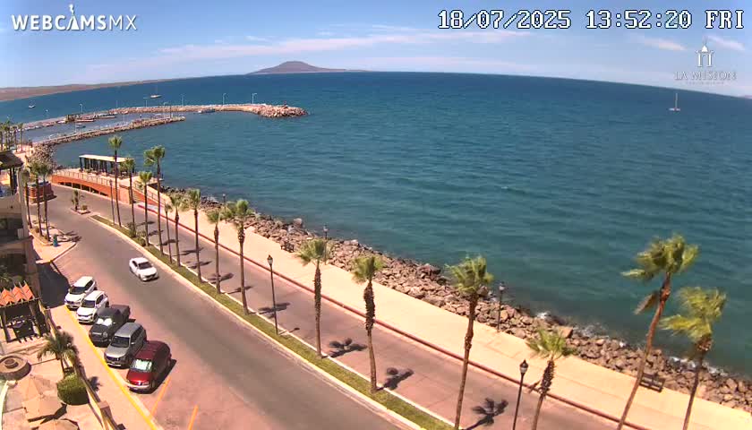 Loreto Coast Live Cam -  Loreto, Baha California Sur, Mexico