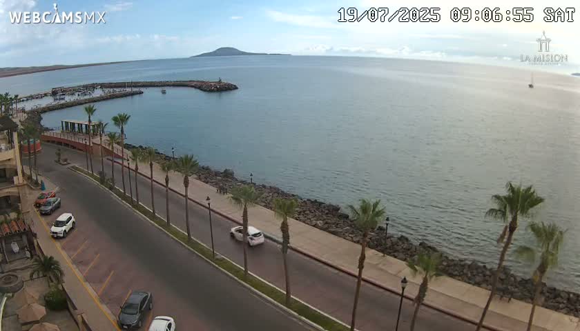 Loreto Coast Live Cam -  Loreto, Baha California Sur, Mexico
