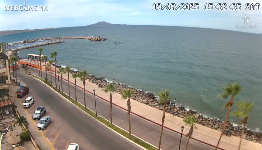 Loreto Coast Live Cam -  Loreto, Baha California Sur, Mexico