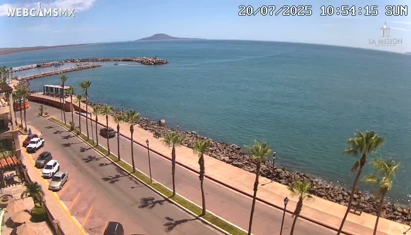 Loreto Coast Live Cam -  Loreto, Baha California Sur, Mexico