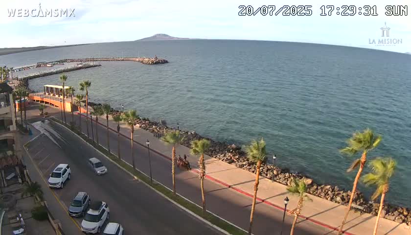 Loreto Coast Live Cam -  Loreto, Baha California Sur, Mexico