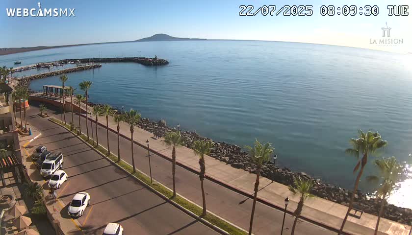 Loreto Coast Live Cam -  Loreto, Baha California Sur, Mexico