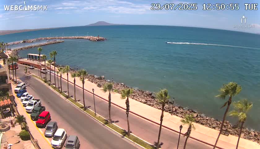 Loreto Coast Live Cam -  Loreto, Baha California Sur, Mexico